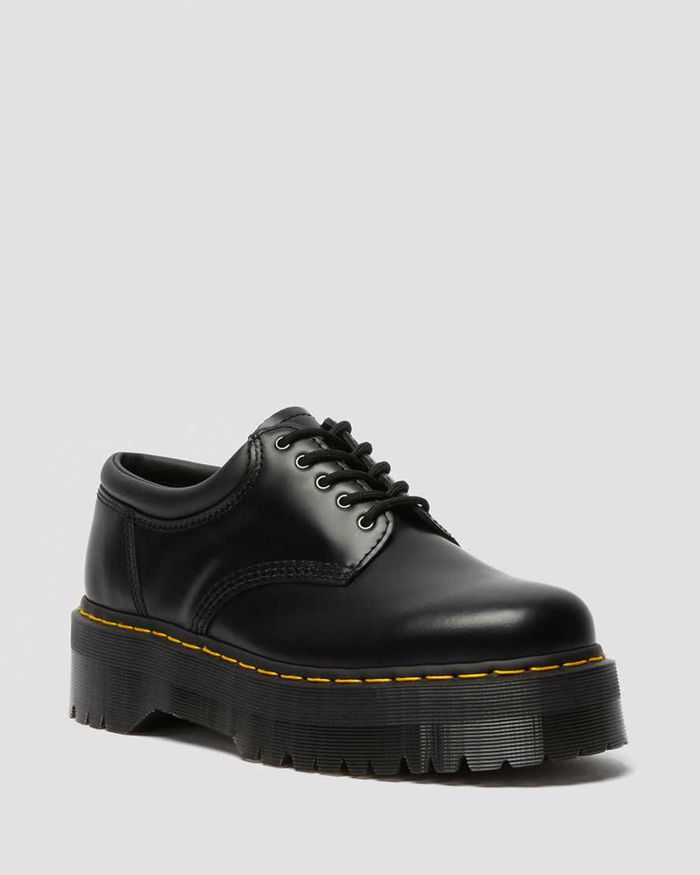 Dr Martens Oxfords Herre Svart 8053 Læder Platform Casual 3067ISQZT